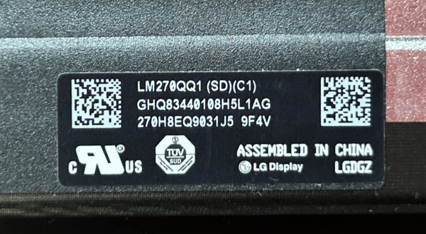 Apple iMac 27" 5K Retina Display LM270QQ1 (SD)(C1) Replacement Screen for iMac A1419 Mid-2017