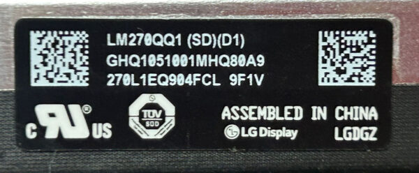 LM270QQ1 (SD)(D1) – 27″ Retina 5K Display for iMac Pro A1862 (2017) – New & Tested