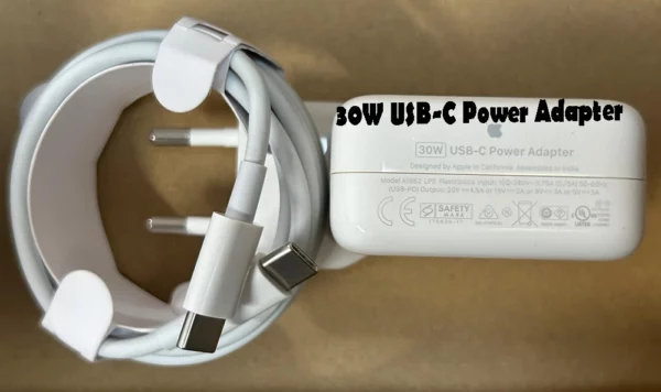 Apple USB-C 30W Power Adapter Apple 30W USB-C Power Adapter MR2A2ZM/A Genuine