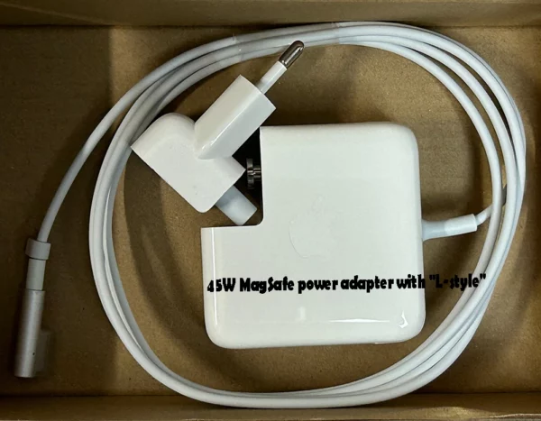 45W MagSafe power adapter with "L-style