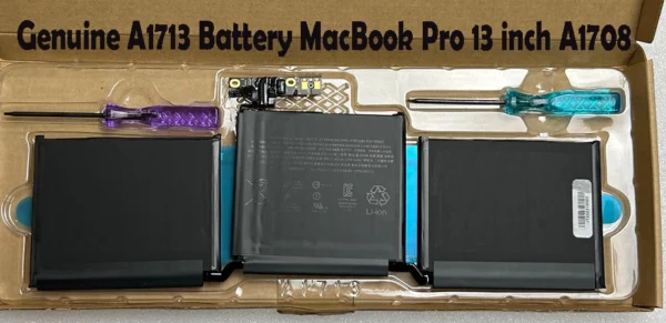Genuine Battery A1713 For MacBook Pro 13 inch A1708 Genuine Battery A1713 For MacBook Pro 13 inch A1708