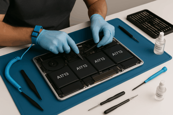 A1713 TEHNIC Genuine Apple Battery A1713 for MacBook Pro 13" (A1708, 2016–2017)