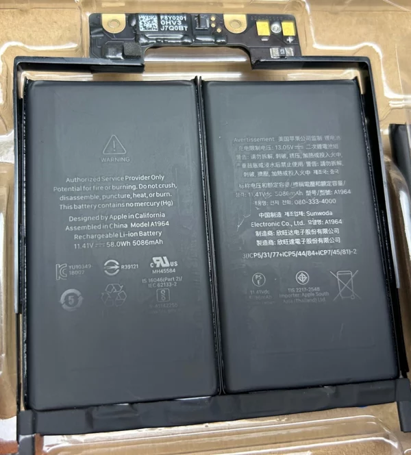 Genuine Laptop Battery 11.41V 58Wh A1964 Genuine Laptop Battery 11.41V 58Wh A1964