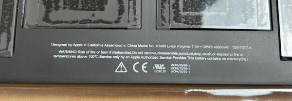 Genuine Battery A1406 for Apple Macbook Air 11" A1465