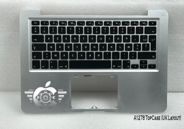 Top Case Palm Rest with UK Layout Keyboard for Apple Macbook Pro 13" A1278 Top Case Palm Rest with UK Layout Keyboard for Apple Macbook Pro 13" A1278