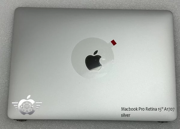 Original LCD Display Assembly — MacBook Pro 15.4″ A1707 (2016–2017, Silver) Original Apple Silver LCD full assembly for MacBook Pro 15-inch A1707 2016/2017, 2880×1800 Retina, P3