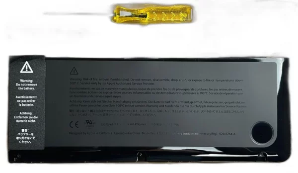 Genuine Battery A1322 for Apple MacBook Pro 13″ A1278 (2009–2012) — 10.95V 63.5Wh ~5770mAh